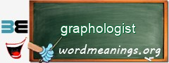 WordMeaning blackboard for graphologist